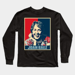 Joan Baez Hope Poster ART Long Sleeve T-Shirt